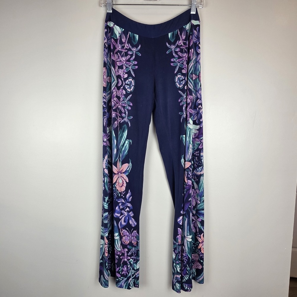 SOMA‎ Floral Pajama Pants XS Blue Tropical.C169
